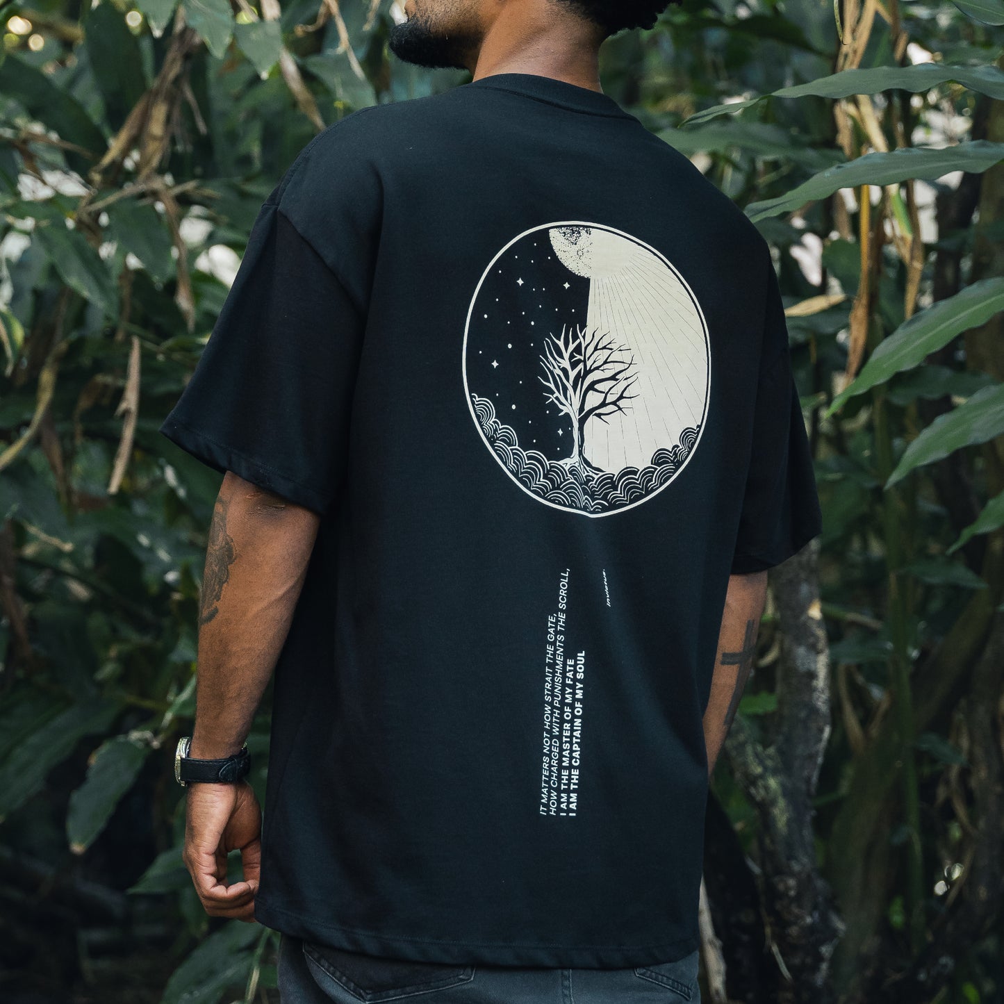 Árbol Oversize T-shirt Black